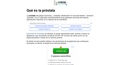 Desktop Screenshot of la-prostata.net